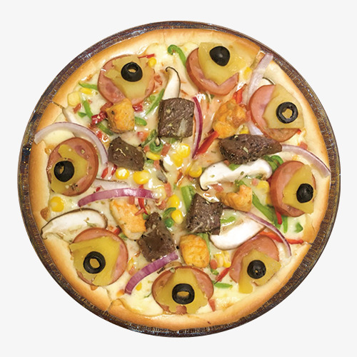 实物至尊披萨png免抠素材_新图网 https://ixintu.com 一个披萨 实物 海鲜披萨 至尊披萨 西餐 食物