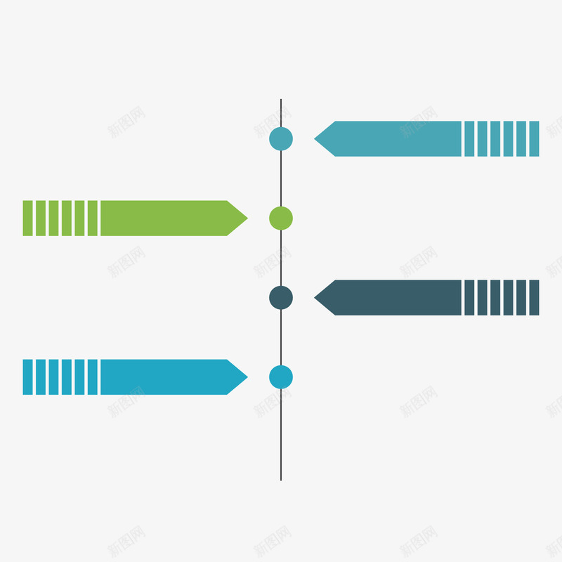 彩色流程分析矢量图ai免抠素材_新图网 https://ixintu.com ppt 分析 圆形 彩色 数据 标签 流程 直线 矢量图