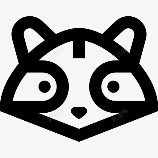 Raccoon图标png_新图网 https://ixintu.com 动物 哺乳动物 浣熊 美国 野生 野生动物