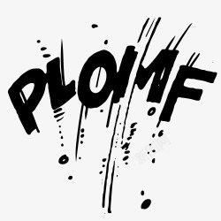 PLOMF黑色恐怖字体素材