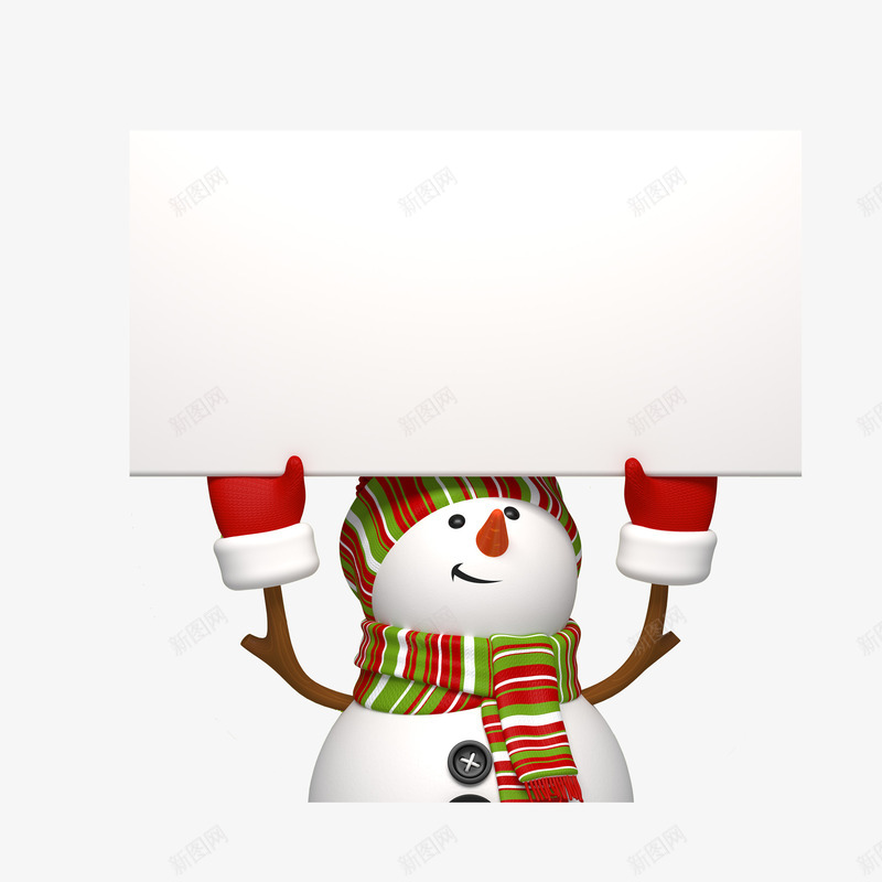 雪人png免抠素材_新图网 https://ixintu.com 冬天 动感 卡通 可爱 围巾 帽子 标签 雪人