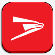 美国邮政美国邮政手机红iphoneipad图标高清图片