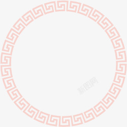 星球圆装饰图案中国风装饰圆环矢量图高清图片