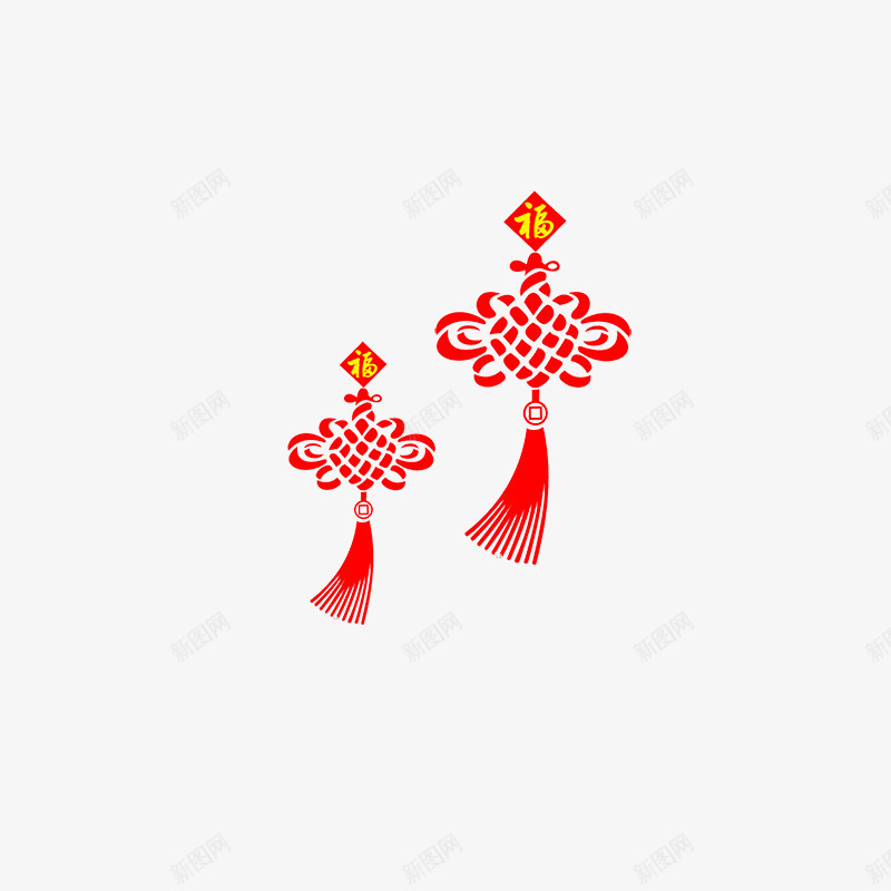 中国结png免抠素材_新图网 https://ixintu.com 中国结 年货盛宴 年货节 拜年 新年元素 猴年素材 阿里年货节