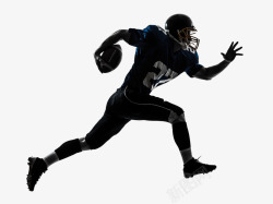 奔跑高清橄榄球运动员高清图片