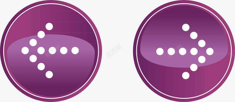 紫色切换按钮图标图标