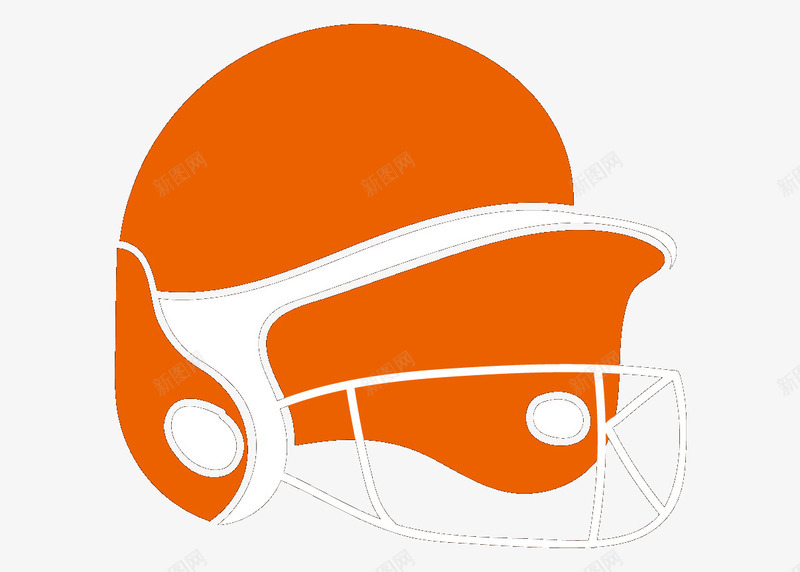 橄榄球头盔png免抠素材_新图网 https://ixintu.com 保护头部 头盔 橄榄球 美国 运动