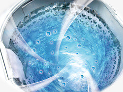 洁净离子洗衣机水流漩涡高清图片