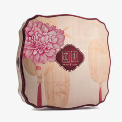 糕点铁盒设计精美铁艺月饼盒高清图片