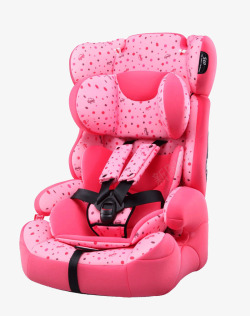 宝宝满月粉色感恩儿童安全座椅高清图片