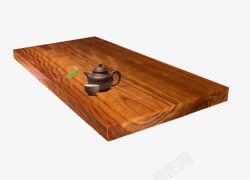 桌板上的茶壶素材