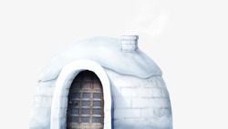 冬天北极房子高清图片