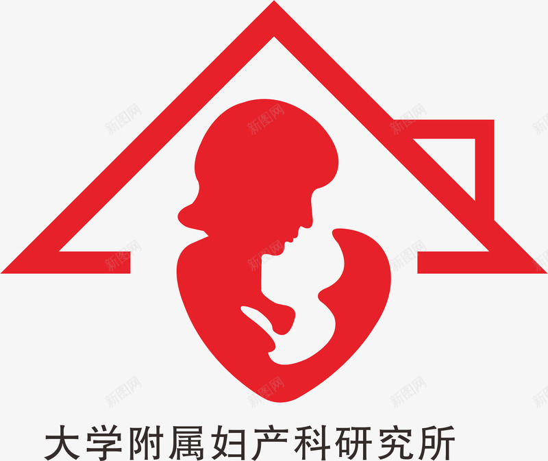 妇科医院标志png免抠素材_新图网 https://ixintu.com png 元素 妇科医院 标志 设计