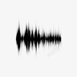 音乐黑色音乐频率图标高清图片