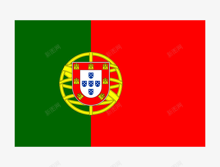 葡萄牙国旗图标png_新图网 https://ixintu.com 丰富 好看 威严 葡萄牙国旗 象征