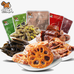 坚果包装盒休闲零食高清图片