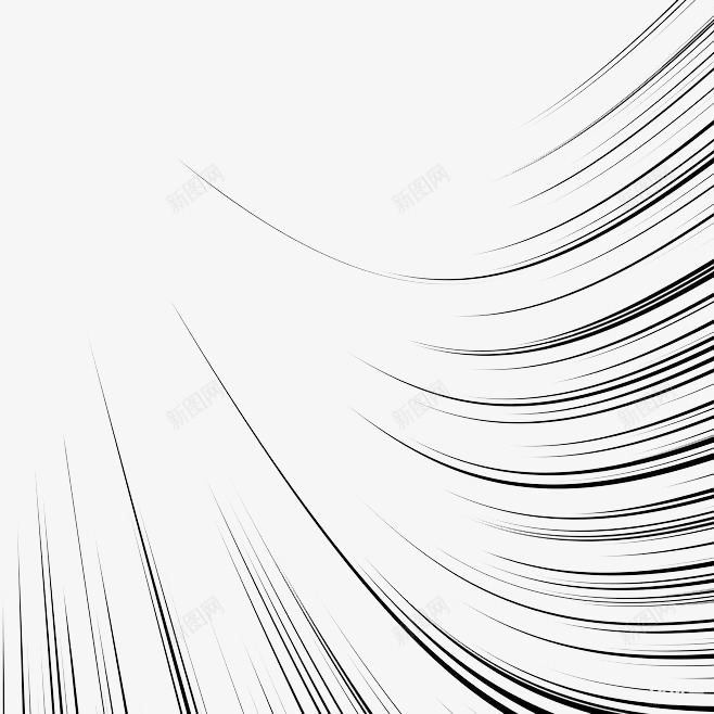 多角度效果线力量线png免抠素材_新图网 https://ixintu.com 动漫 动漫素材 动漫集中线 多角度集中线 效果线 速度线