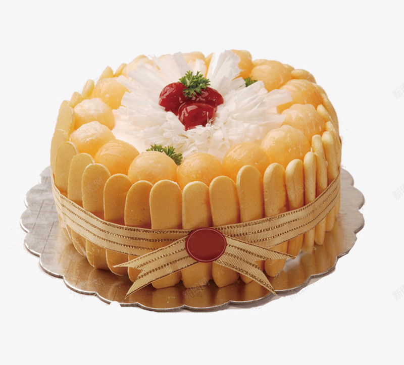 水果球奶油蛋糕png免抠素材_新图网 https://ixintu.com 产品实物 奶油 手工 甜品 甜点 生日 糕点 蛋糕
