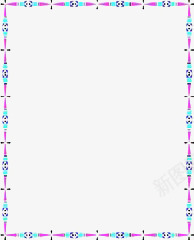 紫色淡雅边框png免抠素材_新图网 https://ixintu.com 淡雅 紫色 边框