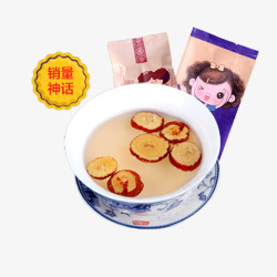 坚果果粒添加红枣茶高清图片