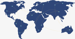 地图世界各地的飞机场矢量图高清图片
