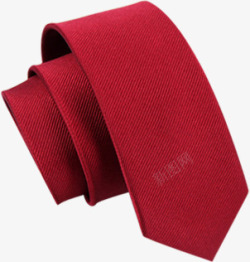 红色男士西装领带素材