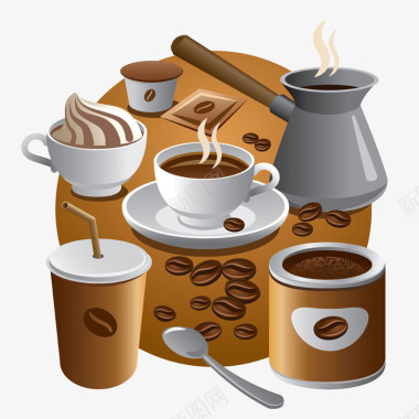 咖啡饮品图标图标