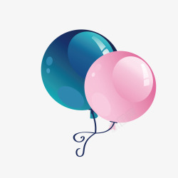 超市国庆DM单节日装饰气球元素矢量图高清图片