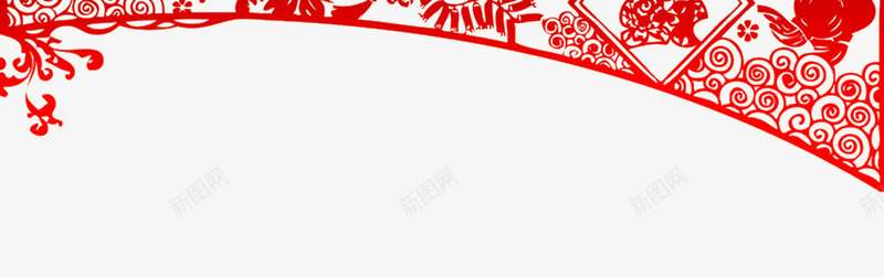 红色花边png免抠素材_新图网 https://ixintu.com 水纹 红色 装饰 边框