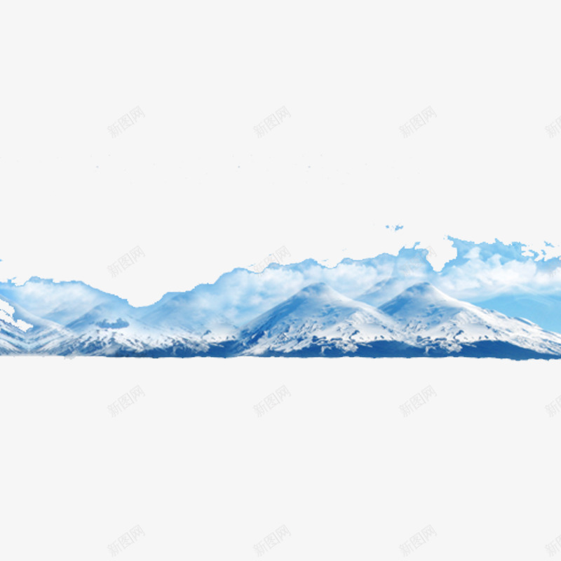 雪山png免抠素材_新图网 https://ixintu.com 冬天素材 冰山 冰雪 模型 雪山