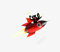天猫印象天猫火箭飞高清图片