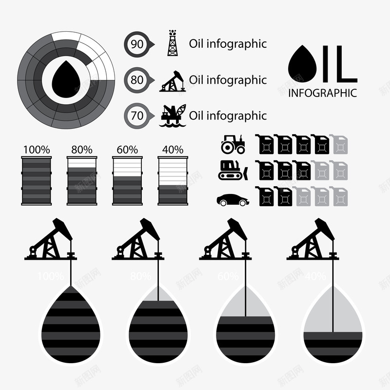 开采油田矢量图ai免抠素材_新图网 https://ixintu.com 剪影 卡通手绘石油开采数据报表 开采 开采石油数据 石油开采 石油开采数据 石油开采数据分析 黑色石油开采数据报表 矢量图