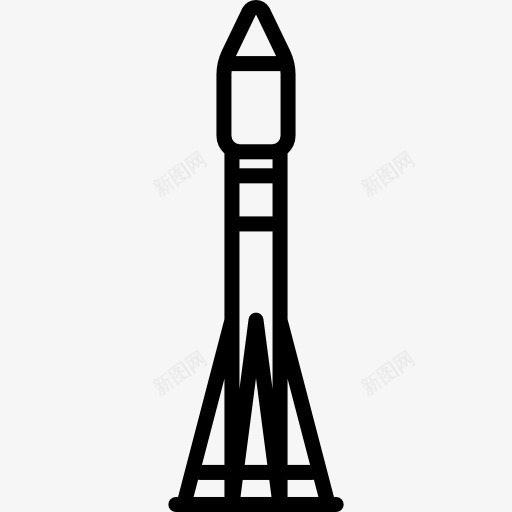 火箭图标png_新图网 https://ixintu.com 发射火箭 太空船 太空船发射 火箭 运输