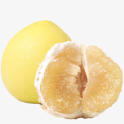 黄色柚子新鲜柚子高清图片