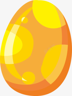 闪耀彩蛋金色卡通鸡蛋高清图片