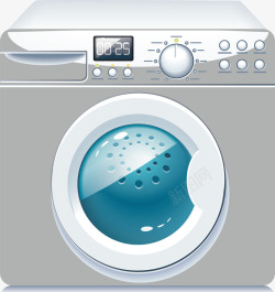 家电销售卡通洗衣机矢量图高清图片