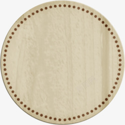 漂亮圆棕色虚点圆形木板高清图片