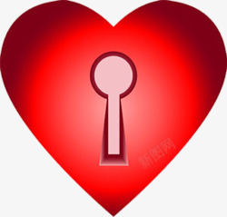 红色钥匙心灵钥匙高清图片