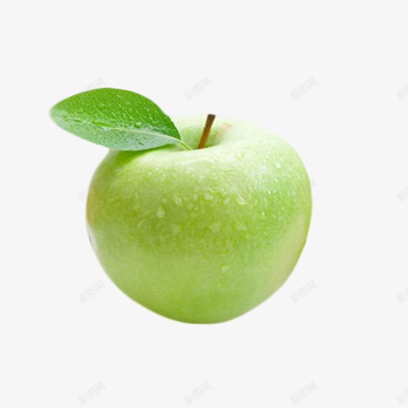 绿色吃的苹果png免抠素材_新图网 https://ixintu.com 单独 吃的 水果 绿色 苹果