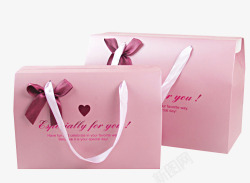 浪漫粉色包装粉色大号礼品盒海报