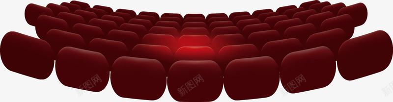 手绘座椅png免抠素材_新图网 https://ixintu.com 座椅 手绘 电影院 观影厅