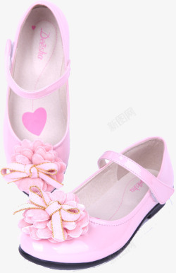 粉色儿童鞋素材