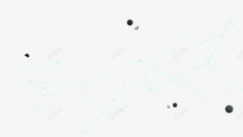 蓝色质感背景墨点装饰png免抠素材_新图网 https://ixintu.com 墨点 背景 蓝色 装饰 质感