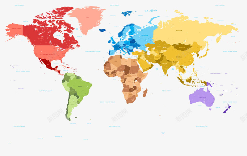 地图板块png免抠素材_新图网 https://ixintu.com 地图 地球地球仪 详细地图