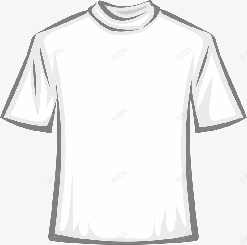 白色衬衣png免抠素材_新图网 https://ixintu.com png 元素 卡通 服装 白短袖 白色 空白T恤 衬衣
