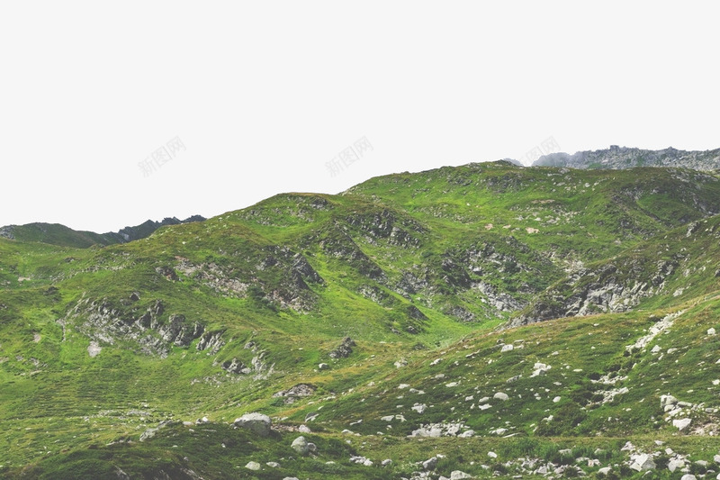 高低不等的山png免抠素材_新图网 https://ixintu.com 山上小石头 山与天空连接 山丘 摄影 淡蓝色天空 石头山 自然景观 自然风景