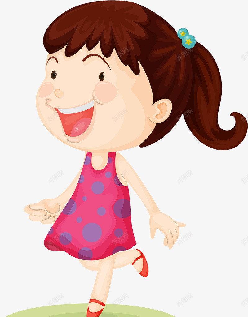 穿粉色裙子女孩哈哈笑png免抠素材_新图网 https://ixintu.com 哈哈大笑 哈哈笑 大笑 女孩 开心 欢快 笑哈哈 粉色裙子 高兴