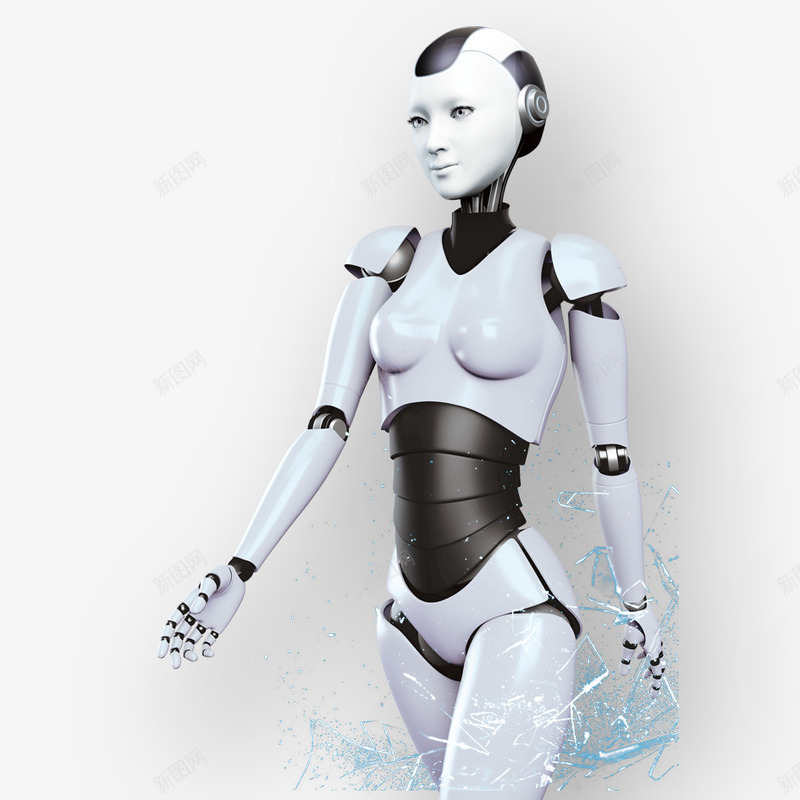 机器人psd免抠素材_新图网 https://ixintu.com 发明 发达 女机器人 新科技 最新发明 机器人 灵活 科技
