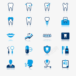 医疗标志创意牙科图标高清图片
