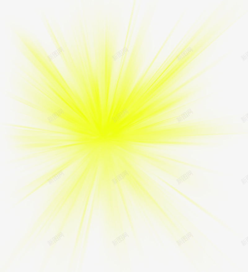 黄色创意合成放射性光效png免抠素材_新图网 https://ixintu.com 创意 合成 放射性 黄色